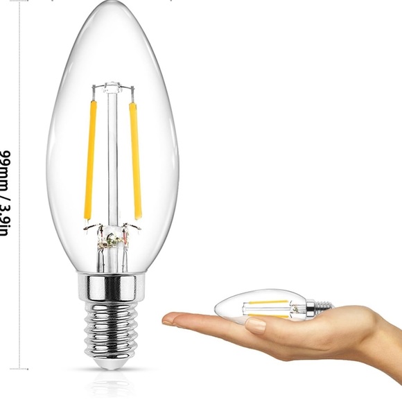 5 pack Ascher 4W E 12 LED Bulbs - Picture 2 of 10